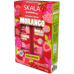 KIT SKALA SHAMPOO 325ML+COND 325ML MORANGO